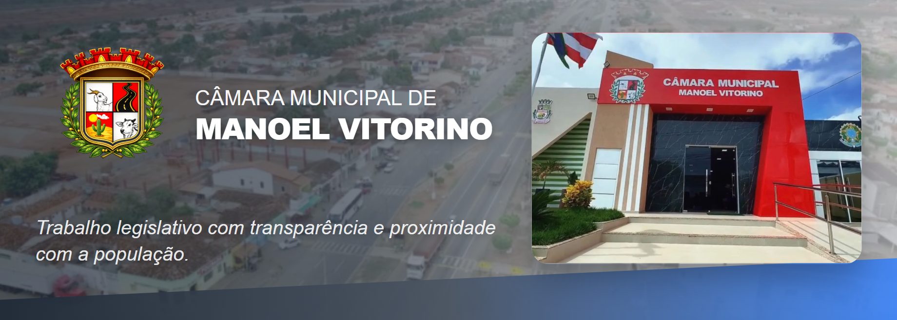 Banner Câmara Municipal de Manoel Vitorino